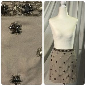 NWT Beaded mini skirt -Size Medium